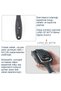 Lom1271 Three-Dimensional Flexible Hair Lightening and Combing Brush, Flexible Pro Brush (black) - 3