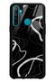 Oppo Real Me 5I Black Wave Design Glossy Phone Case
