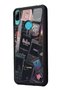Huawei Y7 (2019) Glossy Phone Case with Retro Music Design - 2