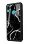 Huawei P Smart (2019) Glossy Phone Case with Black Wave Design - 2