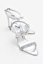 Mirella Stoned Silver 10 cm Women's Classic Heeled Shoes