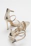 Alexia Gold Stone Three Stripes 10 cm Women's Classic Heeled Shoes - 3