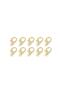 Jewelry Clip Parrot 23mm Gold 10 Pcs