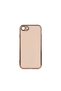iPhone 7 Compatible Case Gold Edged Silicone Colored Bark Cover