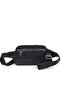 Aka 113 Genuine Leather Men's Waist Bag Black - 3