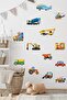 Small Construction Machinery and Vehicles Children's Room Wall Sticker Set Wall Decoration
