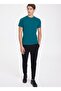 Men's Turquoise Essentials W Pocket T-Shirt - 4