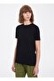 Women's Black Essentials Crew Neck Loose T-Shirt