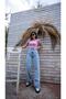 Vanessa Blue High Waist Wide Leg Denim Jeans - Casual Trousers - 2