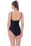Women's Black Strappy Ruffle Swimsuit - 5