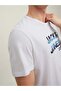 Printed Crew Neck T-shirt Jcoseth Tee Ss Crew Neck Ln 12210868 - 5