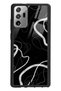 Samsung Note 20 Black Wave Design Glossy Phone Case - 3