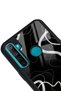 Oppo Real Me 5I Black Wave Design Glossy Phone Case - 3