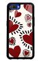 Oppo Real Me C2 Brush Heart Design Glossy Phone Case