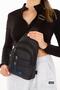 Nw-2033 Shoulder and Waist Bag with Headphones and USB Output Black-blue - 2