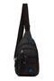 Nw-2033 Shoulder and Waist Bag with Headphones and USB Output Black-blue - 3