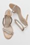 Valda Stone Single Strap Caramel 10 cm Women's Classic Heeled Shoes - 5