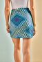 Women's Multicolor Ethnic Pattern Skirt 7080 - 2
