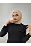 Snap Fastener Ready-made Scarf Shawl Hijap Skin Color - 2