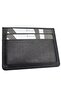 Grande 747 100% Genuine Leather Men's Card Holder Black - 2