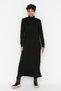 Black Turtleneck Knitwear Dress TCTAW23EB00001 - 2