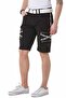 Ck253 Black Men's Shorts with Cargo Pocket - 2