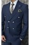 Suit Double-Breasted Slim Fit – for a Flawless Posture, Choose 1 Size Larger. - 4