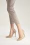 153 Mink Matte 10 cm Women's Stiletto, Platform Heeled Shoes - 5