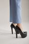 1840 Black Patent Leather 15 cm Women's Classic Platform Heeled Shoes - 6