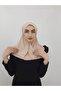 Snap Fastener Ready-made Scarf Shawl Hijap Skin Color - 3