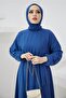 424-1aerobin Hijab Dress Indigo - 5