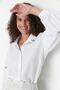Ecru Embroidery Detailed Cotton Regular Regular Fit Woven Shirt Twoaw23Go00081 - 7
