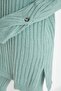 Mint Corded Fabric Wide Fit Knit Top and Bottom Set TWOAW22AU0039 - 4