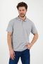 Polo Men's Gray Buttoned Short Sleeve Regular Fit Polo Collar T-shirt - 3