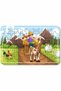 Undersea, Horse Carriage, Farm Animals, Cute Heroes, Kids 54 Piece Wooden Puzzle - 3