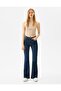 Dark Blue Women's Flare Leg Jeans