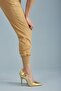 Nadja Gold 10 cm Women's Stiletto, High Heels - 8