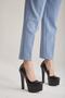 1840 Black Patent Leather 15 cm Women's Classic Platform Heeled Shoes - 4
