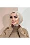 Snap Fastener Ready-made Scarf Shawl Hijap Skin Color