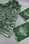 Green Tuğralı Sequin Groom Cover Set – Special Design, Accessory, Quality Production, Eye-Catching Style – g - 2