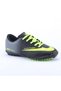 Walked Black Turf Men's Football Sports Shoes