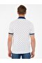 Ecru Slim Fit Polo Neck T-shirt - 3