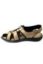 Dnp-1702 Sand Men's Daily Leather Sandals - 2