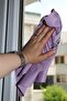 (1 Piece) Microfiber Magic Glass and Mirror Cleaning Cloth 40*50