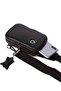 100% Genuine Leather Chest and Shoulder Bag Waist Bag with Headphone Outlet - 2