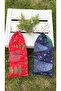 New Year New Year's Themed Blue-Red Gift Bag Set of 2 - 2