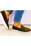 Men's Leather Suede Loafer Light Sole Style Shoes - 4