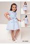Scalloped Girl's Dress And Ribbon Buckle - 3