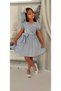 Scalloped Girl's Dress And Ribbon Buckle - 5