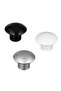 Mother of Pearl Button Handle Glossy Black Kids Room Drawer Furniture Cabinet Handle (20 PCS) - 3